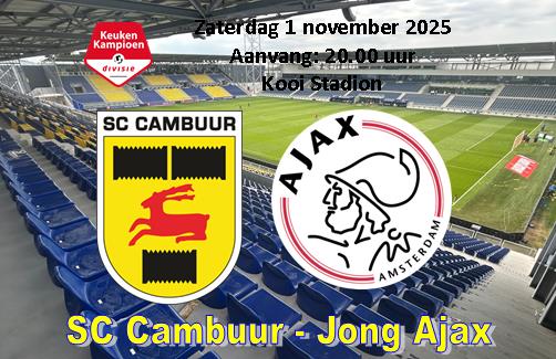 cambuur - jong ajax